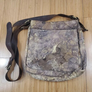 Vin Baker Leather Crossbody Bag Vintage Made in USA